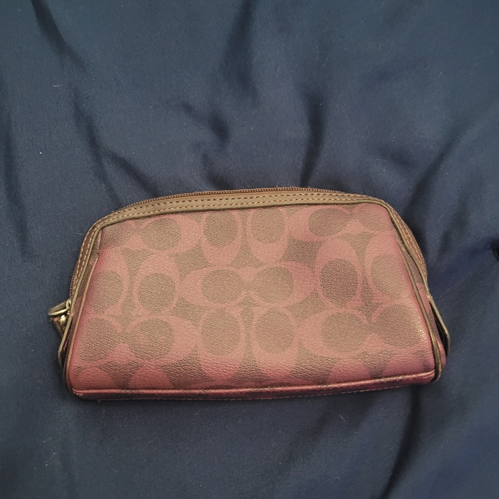 Coach make up bag